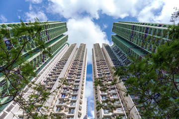 Obraz premium Public housing in Hong Kong