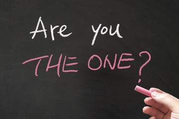 Are you the one