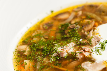 mushroom soup