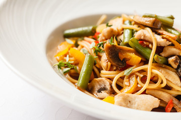 noodles with chicken