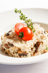 risotto with mushrooms