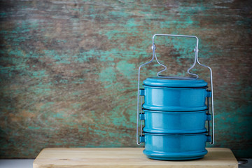 Metal tiffin, Thai food carrier