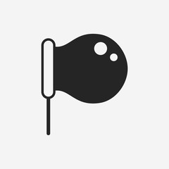 Blowing bubbles icon
