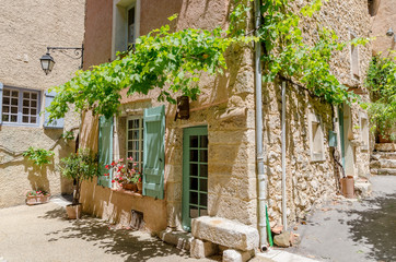 An old house in Moustiers-Sainte Mairie, France