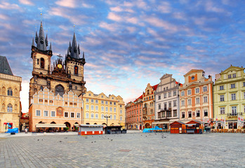 Prague Old town square, Tyn Cathedral