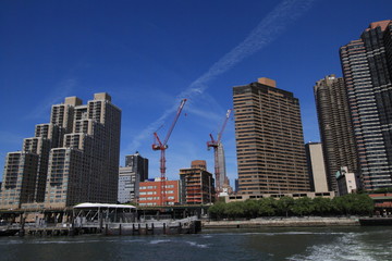 New York, Bauboom am East River in Manhattan (Kips Bay) 2015 © holger.l.berlin