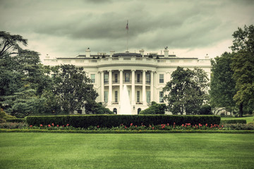 The White House in Washington D.C., Executive Office of the President of the United States, HDR,...
