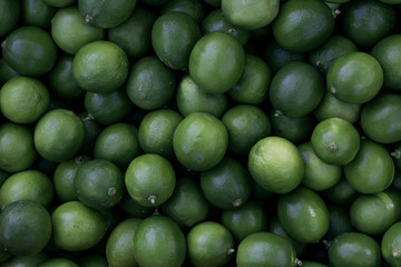 Fresh green lemon