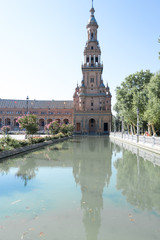 East side tower of Spain square