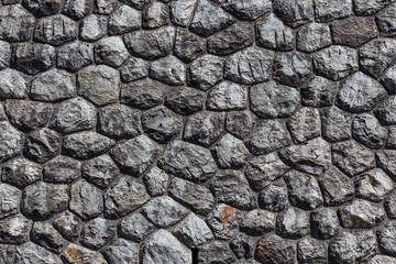 wall of stones as a texture