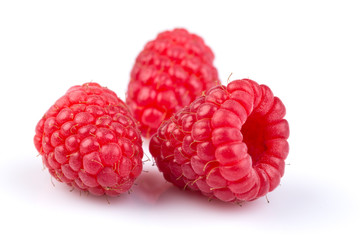raspberry isolated on white background