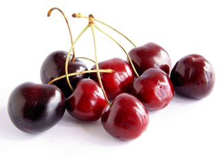 purple,very tasty sweet cherries