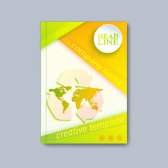 Modern template layout brochure, magazine, flyer, booklet, cover
