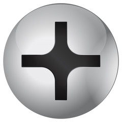 Obraz premium Screw head