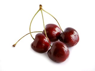 purple,very tasty sweet cherries