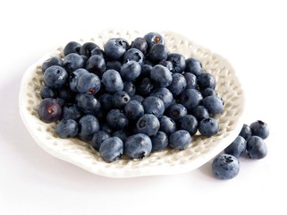 tasty and sweet blackberries from a garden