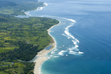 Aerial views of the beaches in West Nusa Tenggara #3
