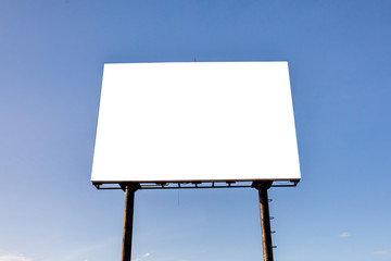 white Signboard on the sky