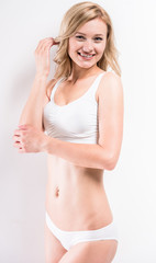 Obraz premium Woman in underwear