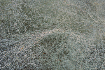 weißes filigranes Fischernetz