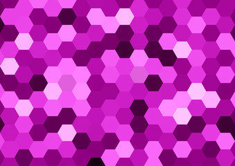 Purple Hexagon Abstract Background