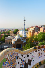 Naklejka premium park Guell, Barcelona