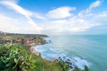 coastline in Sciacca, Sicily