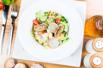 Fresh healthy summer salad
