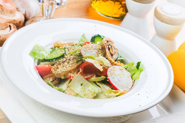 Fresh healthy summer salad