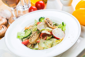 Fresh healthy summer salad