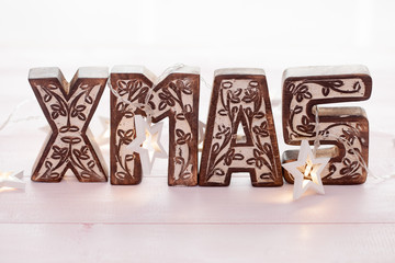 Xmas Wooden Letters