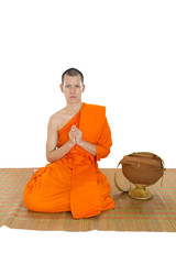Young Thai monks