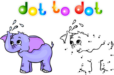 elephant dot to dot