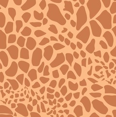 Giraffe skin pattern