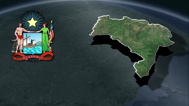 States of Brazil
Bahia white Coat of arms animation map