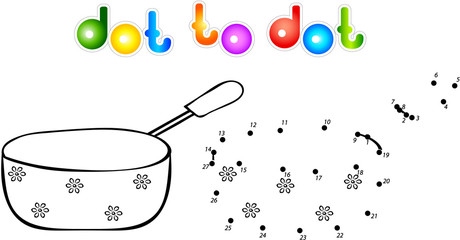 Pan second dot to dot coloring book