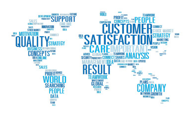 Fototapeta na wymiar Customer Satisfaction Reliability Quality Service Concept