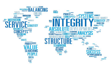 Fototapeta na wymiar Integrity Honesty Sincerity Trust Reliability Concept