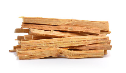 Fatwood on white background