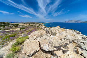 View from Kato Koufonissi, Koufonisia island, micro Cyclades, Greece