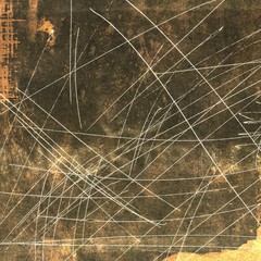 Vintage dark scratched abstract background