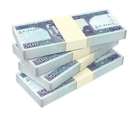 Afghan afghani isolated on white background. Computer generated 3D photo rendering.