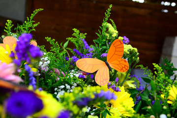 Flowers and butterflies © PhotoeffectbyMarcha