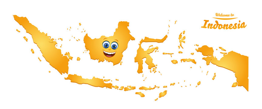 Smiley Map - Indonesia