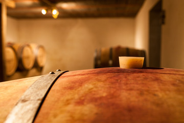 Fototapeta na wymiar Chai, cave, vin, viticole, barrique, tonneau, fût | Quercy
