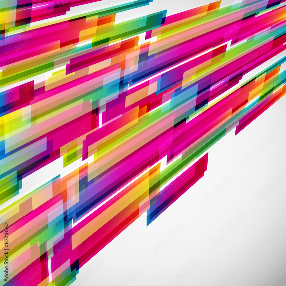 Poster Abstract background with design elements.