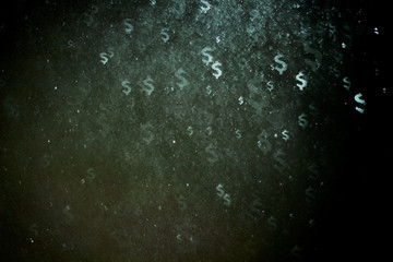 Natural forest bokeh