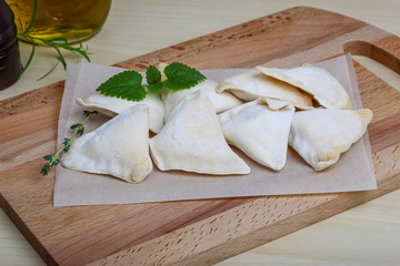 Raw potato dumplings