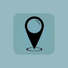 Pale blue area pointer icon