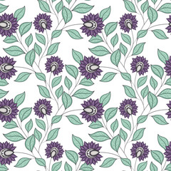 Vector Seamless Floral Pattern